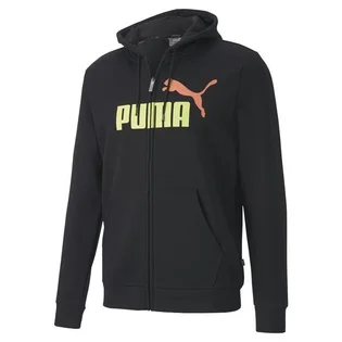 Толстовка мужская Puma Essentials 2 Col Fz Hoodie Fleece Black 583715-51