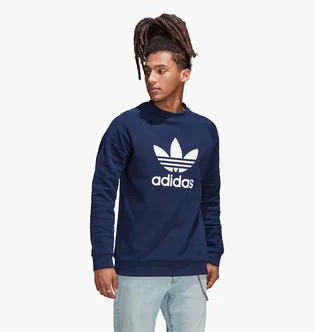 Світшот чоловічий Adidas Adicolor Classics Trefoil Crewneck Sweatshirt Black Hk5294