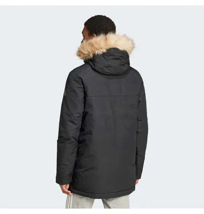 Парка мужская Adidas Paveric Fur Parka Black IX8888