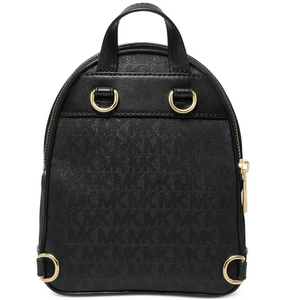 Рюкзак женский Michael Kors Brooklyn Xs Gold - Backpack Black 30F2GBNB0Q-BLACK-64262
