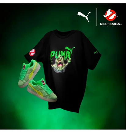 Кросівки чоловічі Puma X Ghostbusters Suede Xl Slimer Sneakers Green 399606-01
