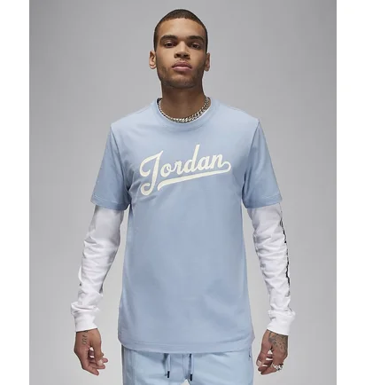 Футболка мужская Air Jordan T-Shirt Flight Mvp Light Blue FN5958-436