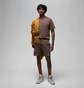 Футболка чоловіча Air Jordan Psg Ss Wordmark Tee Brown DZ2940-274