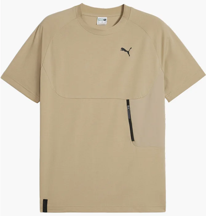 Футболка чоловіча Puma Tech Pocket T-Shirt Bruin Beige 624379-83