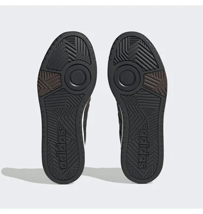 Кросівки чоловічі Adidas Hoops 3.0 Mid Lifestyle Basketball Classic Fur Lining Winterized Shoes Brown GZ6680