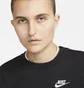 Свитшот женский Nike Sportswear Club Fleece Crewneck Sweatshirt Black Dq5473-010
