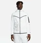 Толстовка мужская Nike M Nsw Tch Flc Hoodie Fz Wr Gr White FJ5334-121