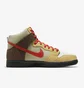 Кросівки унісекс Nike Sb Dunk High Color Skates Kebab And Destroy White/Brown Cz2205-700