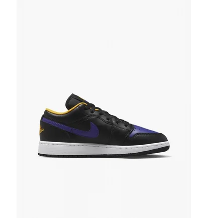 Кросівки дитячі Nike Air Jordan 1 Low Lakers Black 553560-075