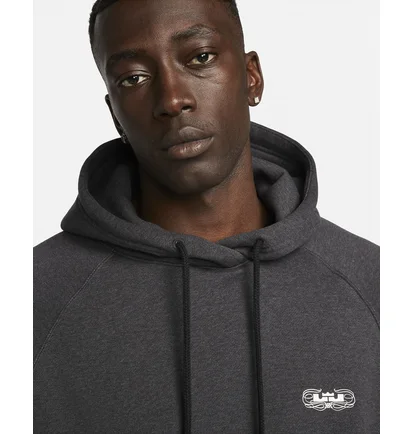 Худі чоловіче Nike Lebron Pullover Basketball Hoodie Grey DQ6129-032