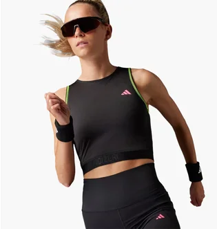 Топ жіночий Adidas Adizero Running Crop Tank Top Black IL1372