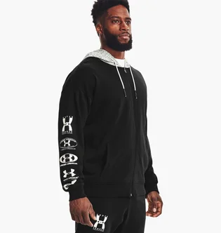 Худи мужское Under Armour Rival Terry 25Th Anniversary Full Zip Black 1363727-001