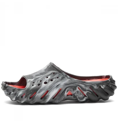 Тапочки мужские Crocs Echo Marbled Slide Grey 208467-0X9