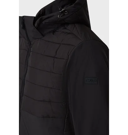 Куртка чоловіча Cmp Jacket Hybrid Zip Hood Black 32K3247-U901