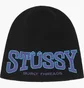 Шапка мужская Stussy Burly Threads Skullcap Beanie Black 1321206-0001