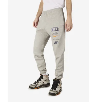 Штаны мужские Nike Nsw Club Fleece Stacked Graphic Pants Grey FN2643-063
