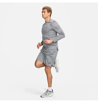 Лонгслів чоловічий Nike Dri Fit Miler Grey AJ7568-085