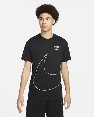Футболка мужская Nike Nsw Tee Big Swoosh 2 Black DZ2883-010