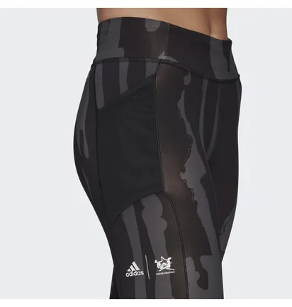Штаны женские Adidas Tennis New York 2-In-1 7/8 Tights Brown Ht3403