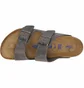 Тапочки мужские BIRKENSTOCK Arizona Oiled Leather Soft Footbed Sandals Grey 552801
