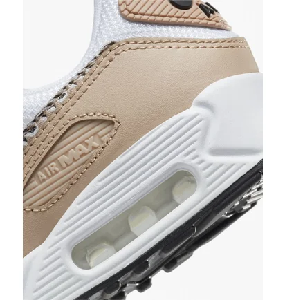 Кросівки жіночі Nike Air Max 90 White/Brown FB2617-100