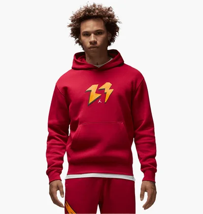Худі чоловіче Air Jordan Flight Mvp Fleece Hoodie Red FB7021-619