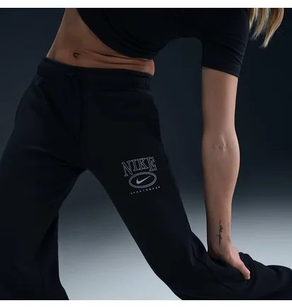 Штани жіночі Nike W Nsw Club Flc Mr Gx Wide Pnt Black HJ0869-010