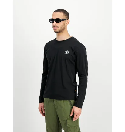 Лонгслив мужской Alpha Industries Basic Black 198517-03-BLACK