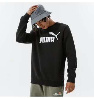 Свитшот мужской Puma Ess Big Logo Crew Fl - Black 58667801