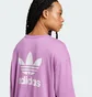 Футболка женская Adidas Trefoil Violet IY4652
