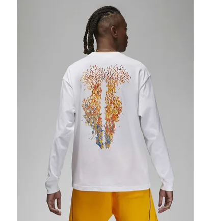 Лонгслив мужской Air Jordan T-Shirt Wings Paris 85 White FJ8916-100