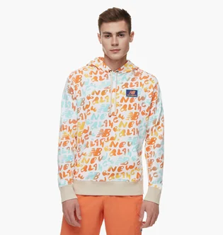 Худи мужское New Balance Athletics Day Tripper Printed Hoodie Multi Mt21562Ctu