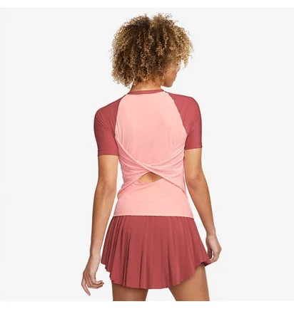 Футболка жіноча Nike Court Dri-Fit Advantage Top Pink DD8772-697
