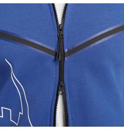 Толстовка чоловіча Nike Tech Fleece Hoodie Blue FJ5334-480