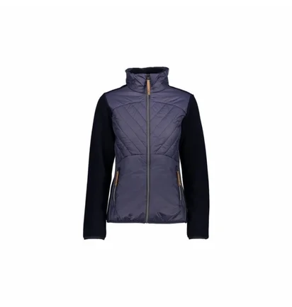 Олимпийка женская CMP Sweats Blue/Black 3H39276-N950