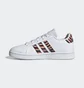 Кроссовки детские Adidas Grand Court Tiger-Print Shoes White Gz1067