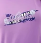 Футболка женская AUSTRALIAN Logo Flowers Tee Jersey V Violet LSDTS0027-768