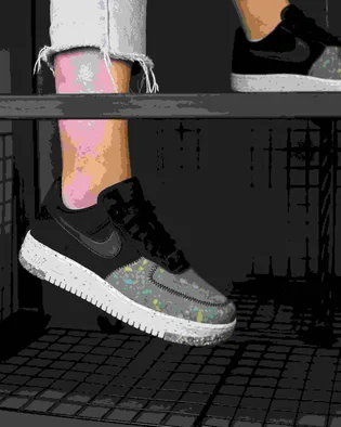 Кроссовки женские Nike W Air Force 1 Crater Black Ct1986-002