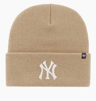 Шапка унисекс 47 Brand Mlb Ny Yankees Haymaker Beige B-HYMKR17ACE-KHB