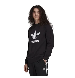Худи мужское Adidas Adicolor Classics Trefoil Crewneck Black H06651
