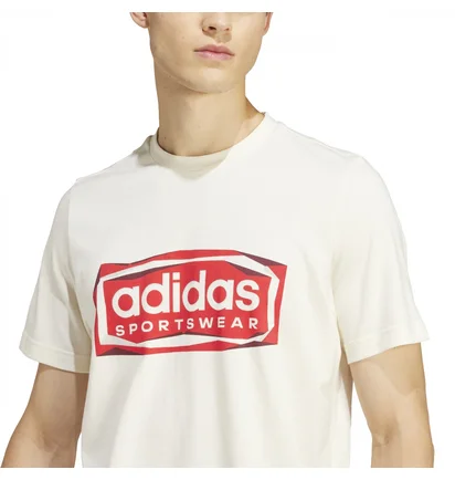 Футболка чоловіча Adidas Folded Sportswear White IS2880
