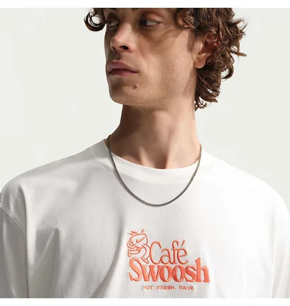 Футболка чоловіча Nike Sportswear Café Swoosh T-Shirt White II3691-133