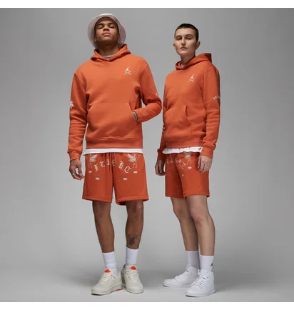 Худи мужское Air Jordan X Umar Rashid Flight Artist Series Hoodie Orange DX9706-812