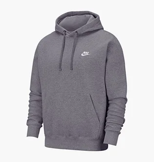 Худи мужское Nike M Nsw Club Hoodie Po Bb Grey BV2654-071