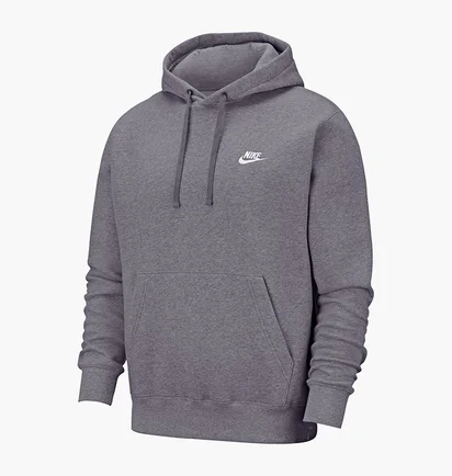 Худі чоловіче Nike M Nsw Club Hoodie Po Bb Grey BV2654-071