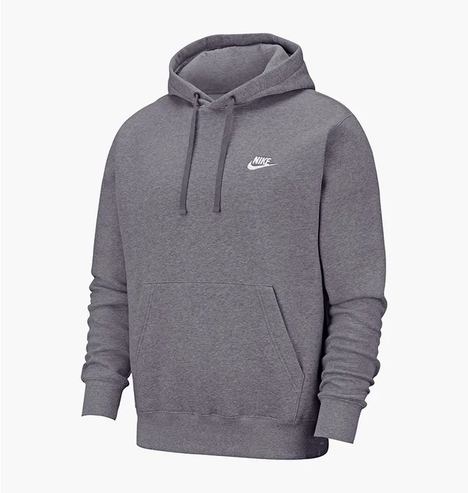 Худі чоловіче Nike M Nsw Club Hoodie Po Bb Grey BV2654-071