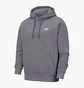 Худі чоловіче Nike M Nsw Club Hoodie Po Bb Grey BV2654-071