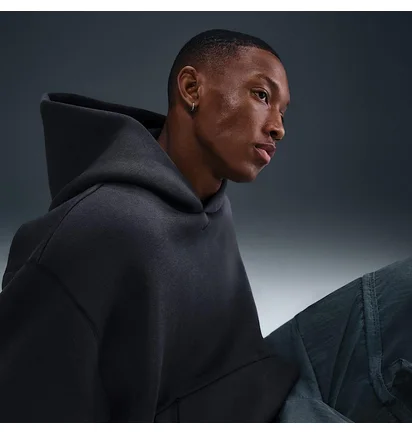 Худи мужское Nike Tech MenS Fleece Oversized Hoodie Black HV6535-060