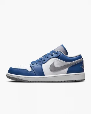 Кроссовки мужские Air Jordan 1 Low True Blue 553558-412