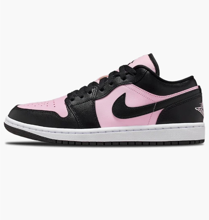 Кроссовки женские Air Jordan 1 Low Black/Pink IO3394-663